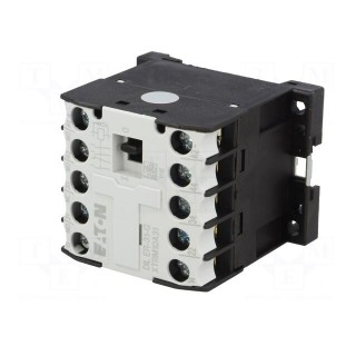 Contactor: 4-pole | NC + NO x3 | 12VDC | 6A | DIN,on panel | DILER
