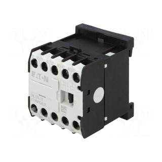 Contactor: 4-pole | NC + NO x3 | 24VAC | 6A | DIN,on panel | DILER