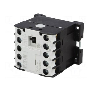 Contactor: 4-pole | NC + NO x3 | 24VAC | 6A | DIN,on panel | DILER