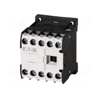 Contactor: 4-pole | NO x4 | 24VDC | 6A | DIN,on panel | DILER | -25÷50°C