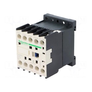 Contactor: 4-pole | NC x2 + NO x2 | 110VDC | 10A | DIN,on panel