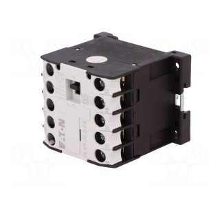 Contactor: 4-pole | NC x2 + NO x2 | 24VDC | 6A | DIN,on panel | DILER