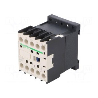 Contactor: 4-pole | NC x2 + NO x2 | 24VDC | 9A | DIN,on panel | TeSys K