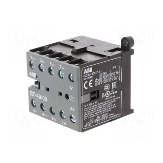 Contactor: 4-pole | NO x4 | 220÷240VAC | 7A | DIN,on panel | B7