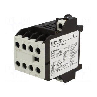 Contactor: 4-pole | NO x4 | 230VAC | 8.4A | DIN,on panel | 3TG10