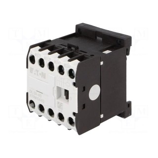 Contactor: 4-pole | NO x4 | 24VAC | 6A | DIN,on panel | DILER | -25÷50°C
