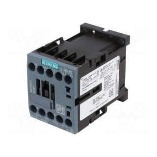 Contactor: 4-pole | NO x4 | 24VDC | 12A | 3RT23 | screw terminals | 690V