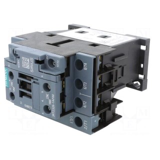 Contactor: 4-pole | NO x4 | Auxiliary contacts: NO + NC | 110VAC