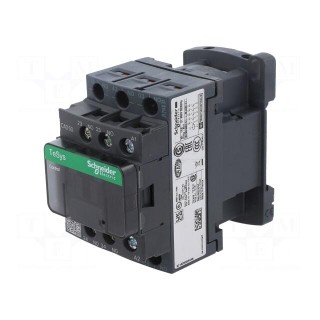 Contactor: 5-pole | NO x5 | 24VDC | 10A | CAD,TeSys D | screw terminals