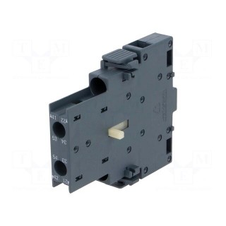Auxiliary contacts | Series: 3RT20 | Size: S0,S00,S2 | Mounting: side