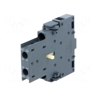 Auxiliary contacts | Series: 3RT20 | Size: S0,S2 | Mounting: side