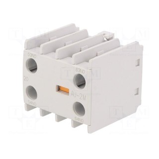 Auxiliary contacts | Series: METAMEC | Leads: screw terminals | IP20