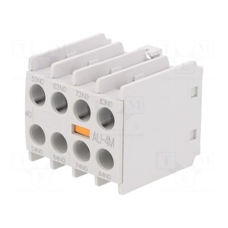 Auxiliary contacts | Series: METAMEC | Leads: screw terminals | IP20