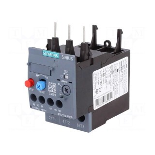 Thermal relay | Series: 3RT20 | Size: S0 | Auxiliary contacts: NC,NO