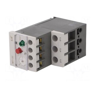 Thermal relay | Series: METASOL | Auxiliary contacts: NO + NC | IP20