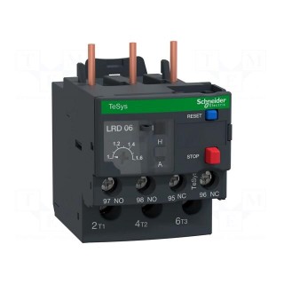 Thermal relay | Series: TeSys D | Leads: screw terminals | 1÷1.6A