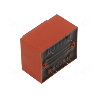 Transformer: encapsulated | 10VA | 230VAC | 9V | 9V | 556mA | 556mA | PCB