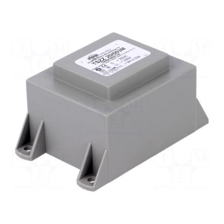 Transformer: encapsulated | 20VA | 230VAC | 9V | 2.22A | Mounting: PCB