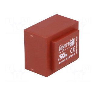 Transformer: encapsulated | 3.2VA | 117VAC | 15V | 15V | 107mA | 107mA