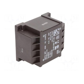 Transformer: encapsulated | 60VA | 115/115VAC | 15V | 15V | 2000mA