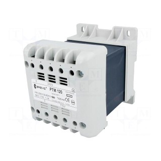 Transformer: mains | 120VA | 230VAC | 110V | Leads: terminal block