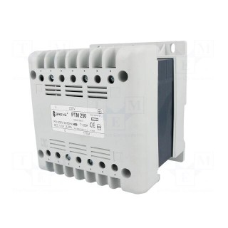 Transformer: mains | 250VA | 230VAC | 110V | Leads: terminal block