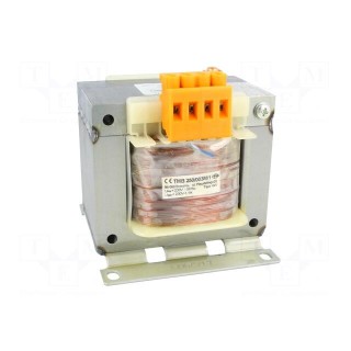 Transformer: mains | 250VA | 230VAC | 230V | Leads: terminal block