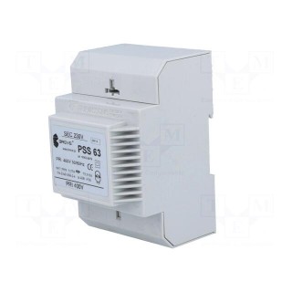 Transformer: mains | 63VA | 400VAC | 230V | IP30 | Mounting: DIN | 1.1kg