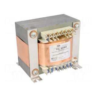 Transformer: speaker | 60VA | Sec.winding imped: 4Ω | 0.04÷15kHz