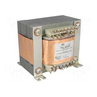 Transformer: speaker | 60VA | Sec.winding imped: 4Ω | 0.05÷12kHz