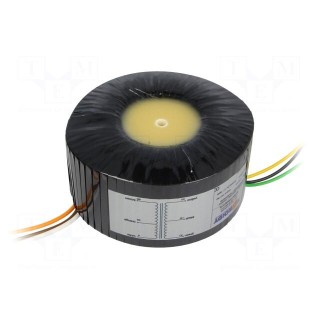 Transformer: speaker | 80VA | Ø115x65mm | 0.01÷96kHz | 500mA