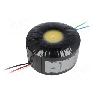 Transformer: speaker | 60VA | Ø115x65mm | 0.01÷58kHz | 600mA