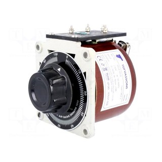 Variable autotransformer | 230VAC | Uout: 0÷260V | 2.8A | on panel