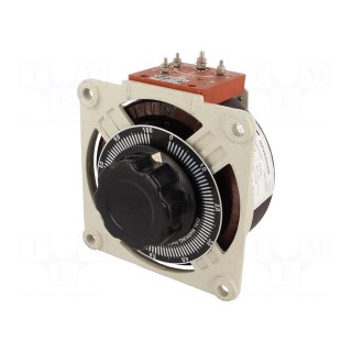 Variable autotransformer | 230VAC | Uout: 0÷260V | 5A | on panel