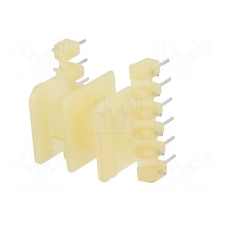 Coil former: with pins | plastic | No.of term: 12 | Poles number: 2