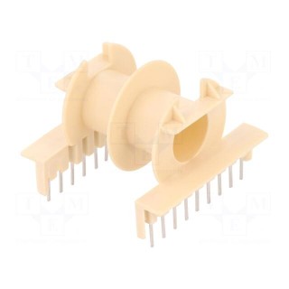 Coilformer: with pins | Mat: plastic | No.of term: 18 | Mounting: THT