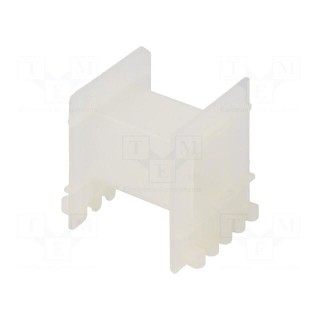 Coil former: without pins | plastic | Poles number: 1 | B: 29.1mm
