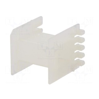 Coil former: without pins | plastic | Poles number: 1 | B: 29.1mm