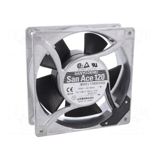 Fan: AC | axial | 120x120x38mm | 141m3/h | 40dBA | ball bearing | 2700rpm