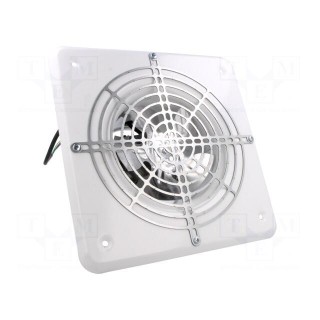 Fan: AC | axial | 230VAC | Ø148mm | 270m3/h | 50dBA | slide bearing | IPX2