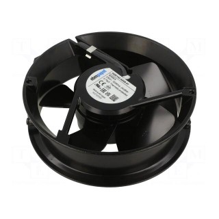 Fan: AC | axial | 230VAC | Ø165x51mm | 290m3/h | ball bearing | 2800rpm