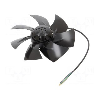 Fan: AC | axial | 230VAC | Ø250x72mm | ball bearing | 2450rpm | IP44