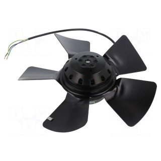 Fan: AC | axial | 230VAC | Ø250x75mm | 870m3/h | 58dBA | ball bearing