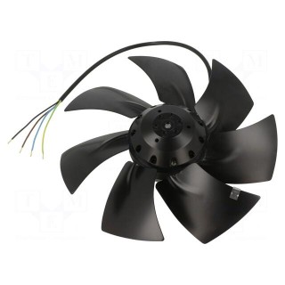 Fan: AC | axial | 230VAC | Ø251x64mm | 1010m3/h | 54dBA | ball bearing