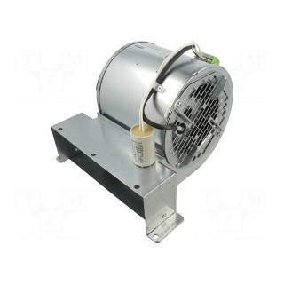 Fan: AC | blower | 230VAC | Ø76x182.5mm | 610m3/h | 58dBA | ball bearing