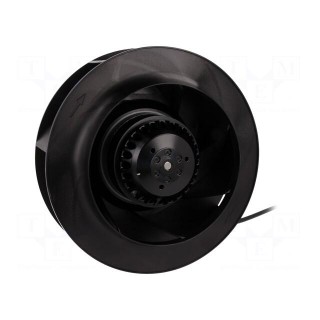 Fan: AC | radial | 230VAC | Ø225x85mm | 1050m3/h | 71dBA | ball bearing