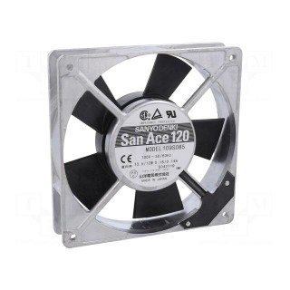 Fan: AC | axial | 120x120x25mm | 117m3/h | 38dBA | ball bearing | 2500rpm