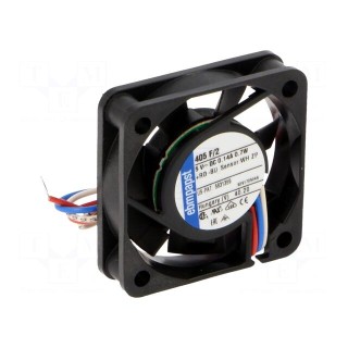 Fan: DC | axial | 5VDC | 40x40x10mm | 8m3/h | 22.1dBA | slide bearing