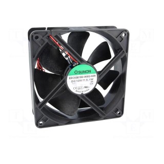 Fan: DC | axial | 12VDC | 120x120x38mm | 197.2m3/h | 44dBA | ball bearing