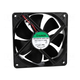 Fan: DC | axial | 12VDC | 120x120x38mm | 234.4m3/h | 48dBA | ball bearing